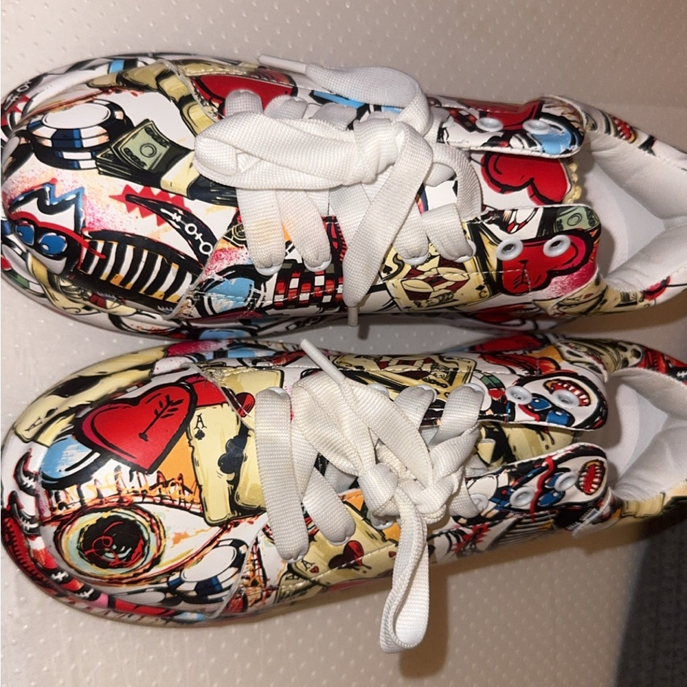 SHEIN Multicolor Graphic Sneakers